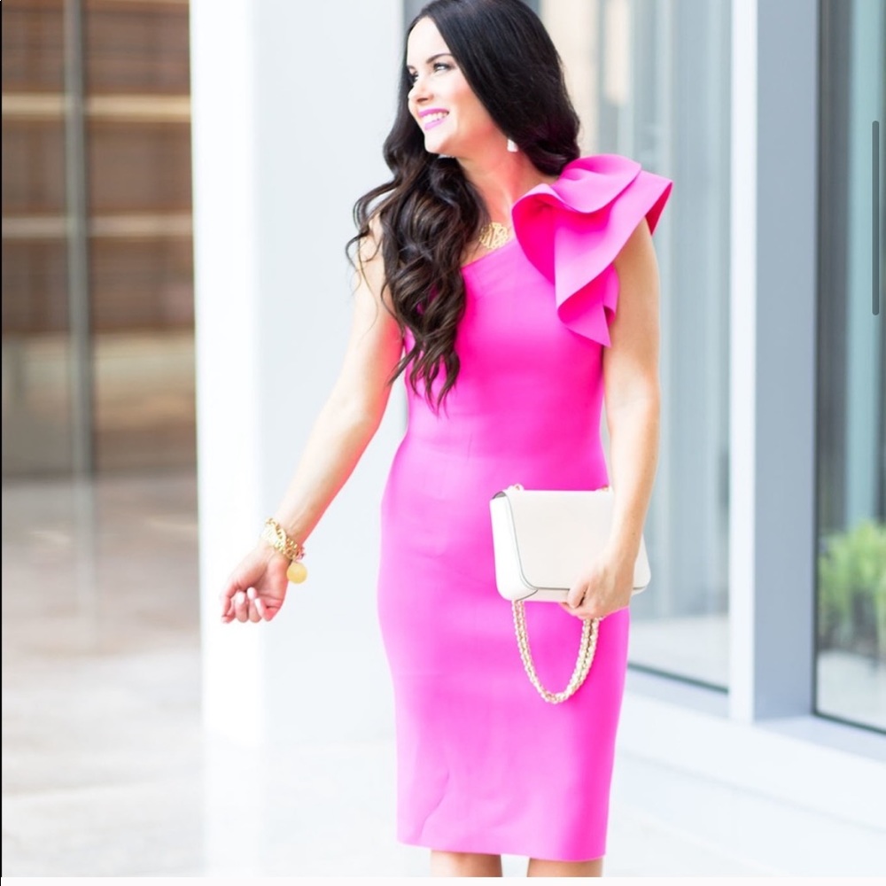 Eliza J One Shoulder Dress